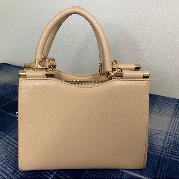 Bebe Rowan SM Top Handle Crossbody - Beige - Picture 4 of 13